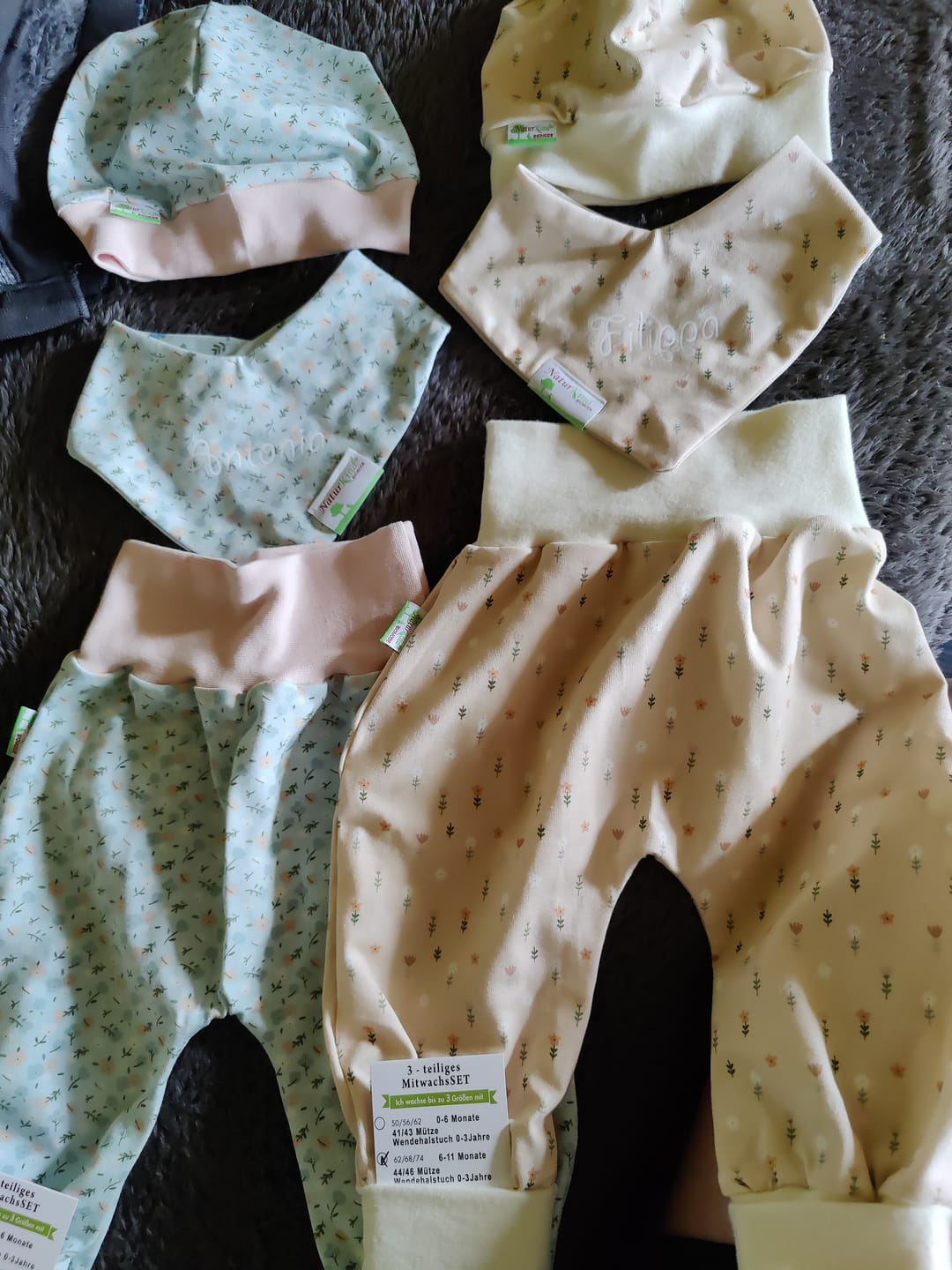 Customer photo review of 3-teiliges MitwachsSet Blumenliebe