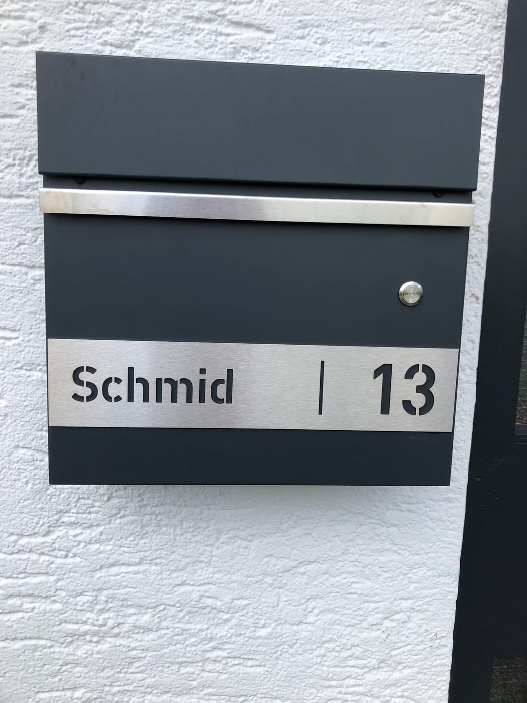 Customer photo review of Ersatzschild für AlbersDesign-Briefkästen