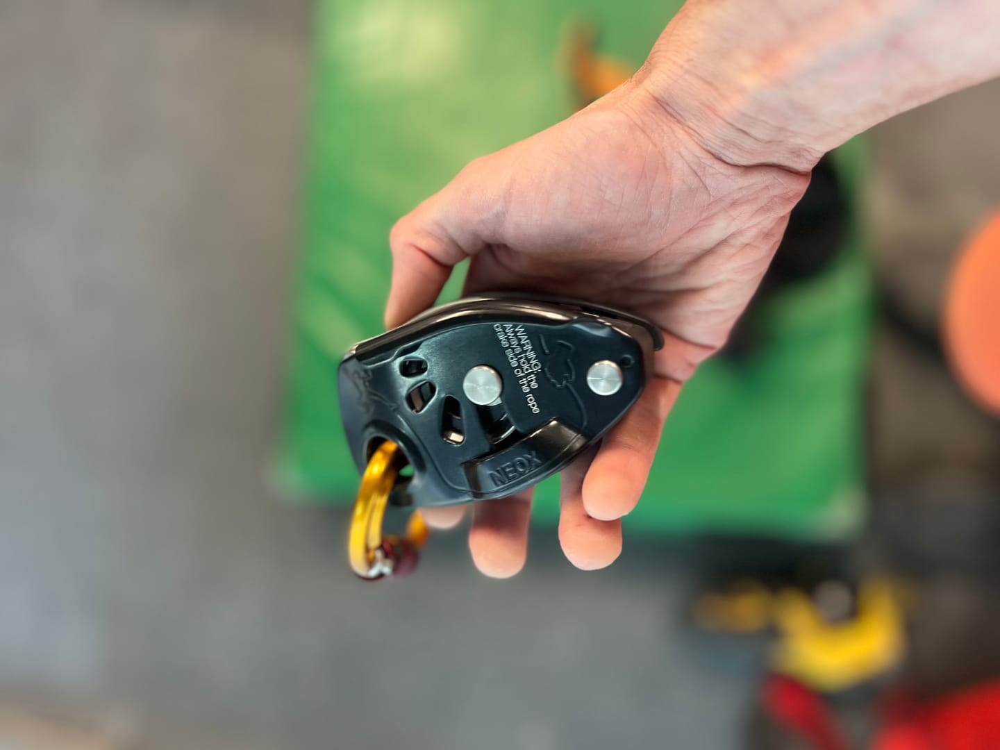 Customer photo review of Neox Belay Device