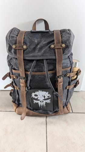 Customer photo review of Rucksack mit Patch (🌲)