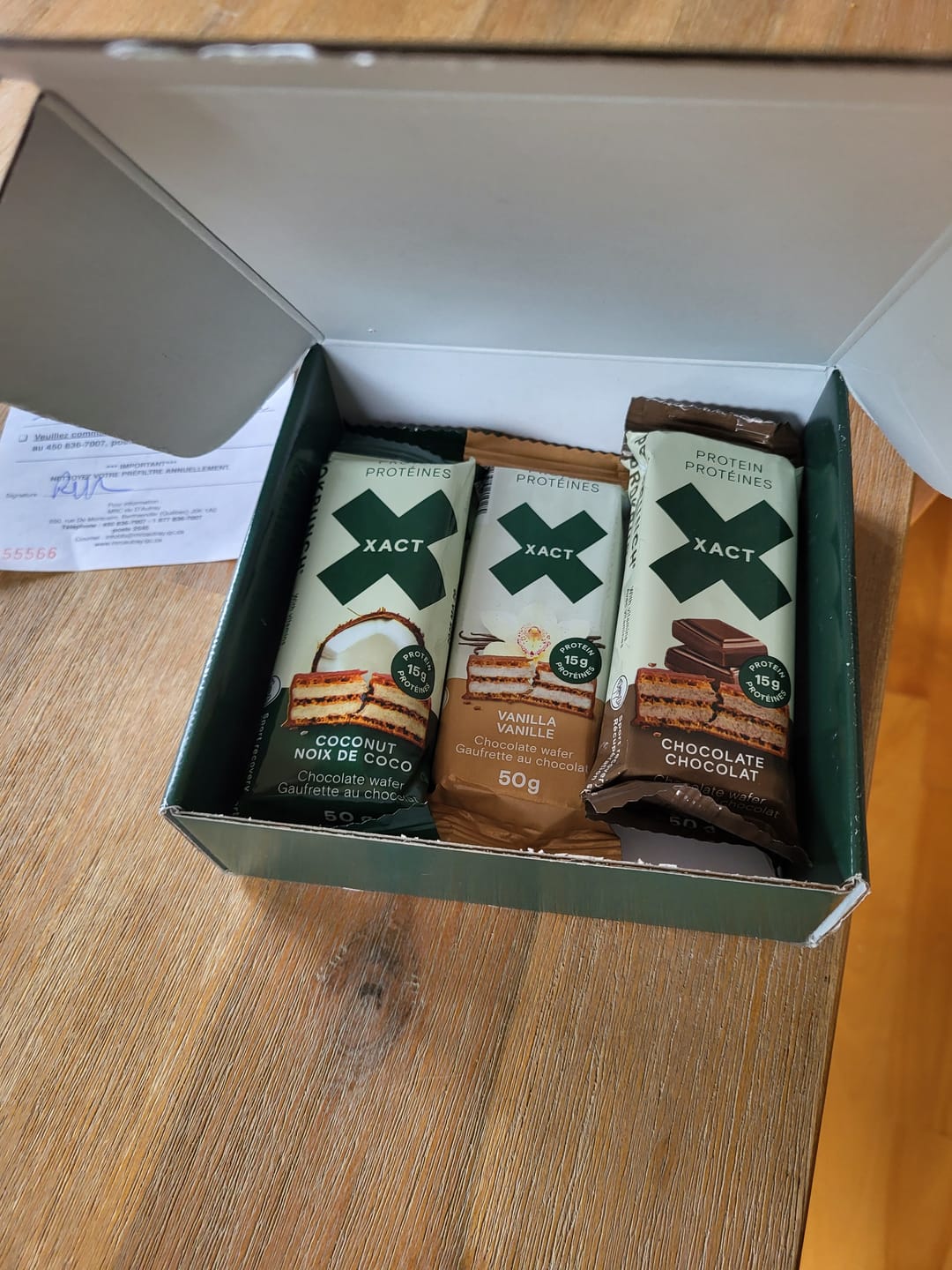 Customer photo review of XACT Taster packs