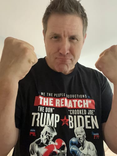 Customer photo review of The Rematch T-shirt