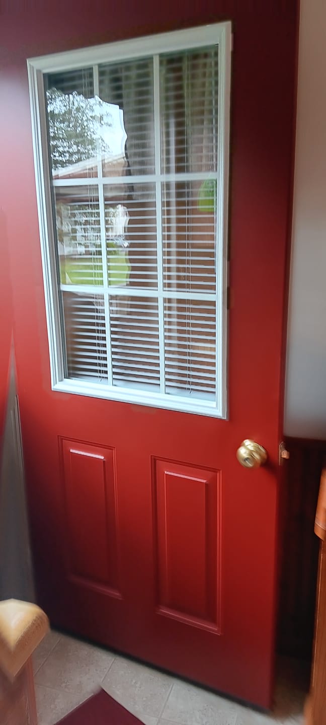 Customer photo review of Grills Between Glass 9 Lite Glass and Frame Kit (Half Lite)