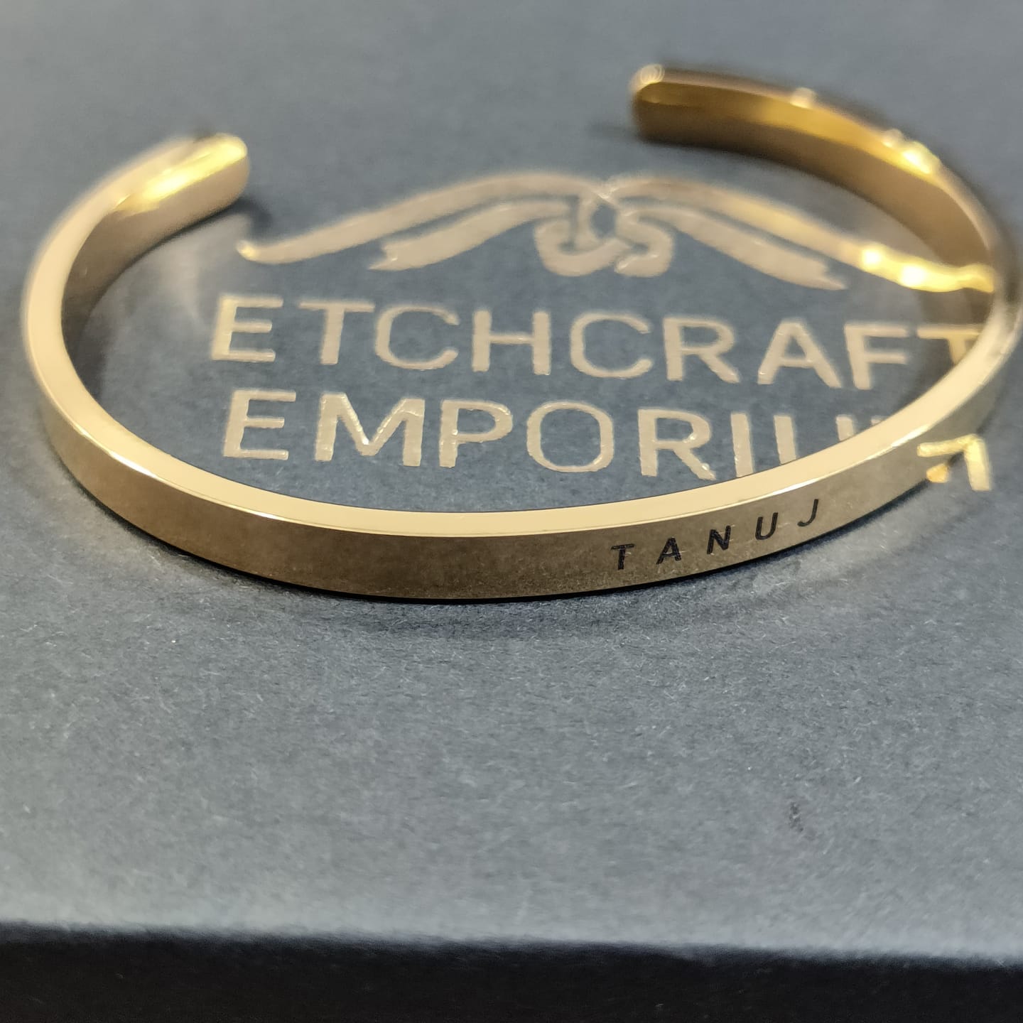 Customer photo review of Personalised Classic Bracelet