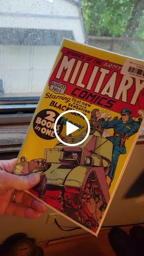 Customer video review of Military Comics (1941) #1 Facsimile Edition