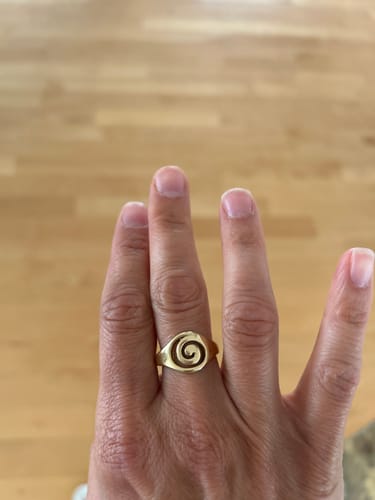 Customer photo review of Hera Ring - Gold