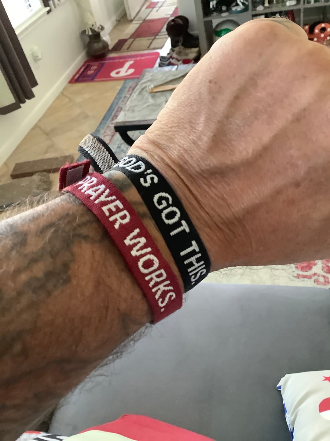 Customer photo review of God's Got This Bracelet