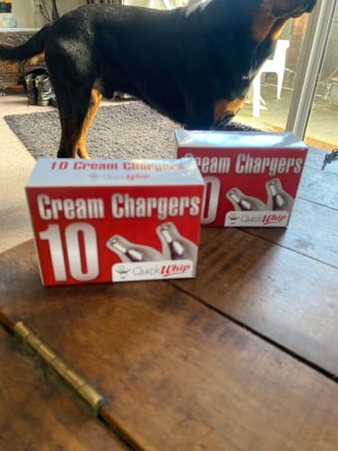 Customer photo review of QuickWhip Cream Chargers 10 Pack