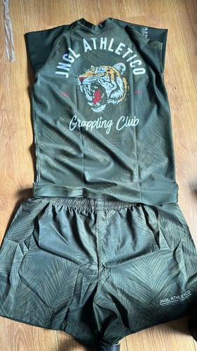 Customer photo review of Grappling Club Olive 5" BJJ - Grappling Shorts - Brazilian Jiu Jitsu