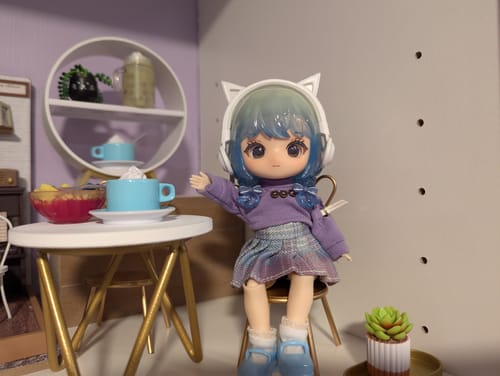 Customer photo review of Liroro Summer Island Series Action Figure BJD Blind Box