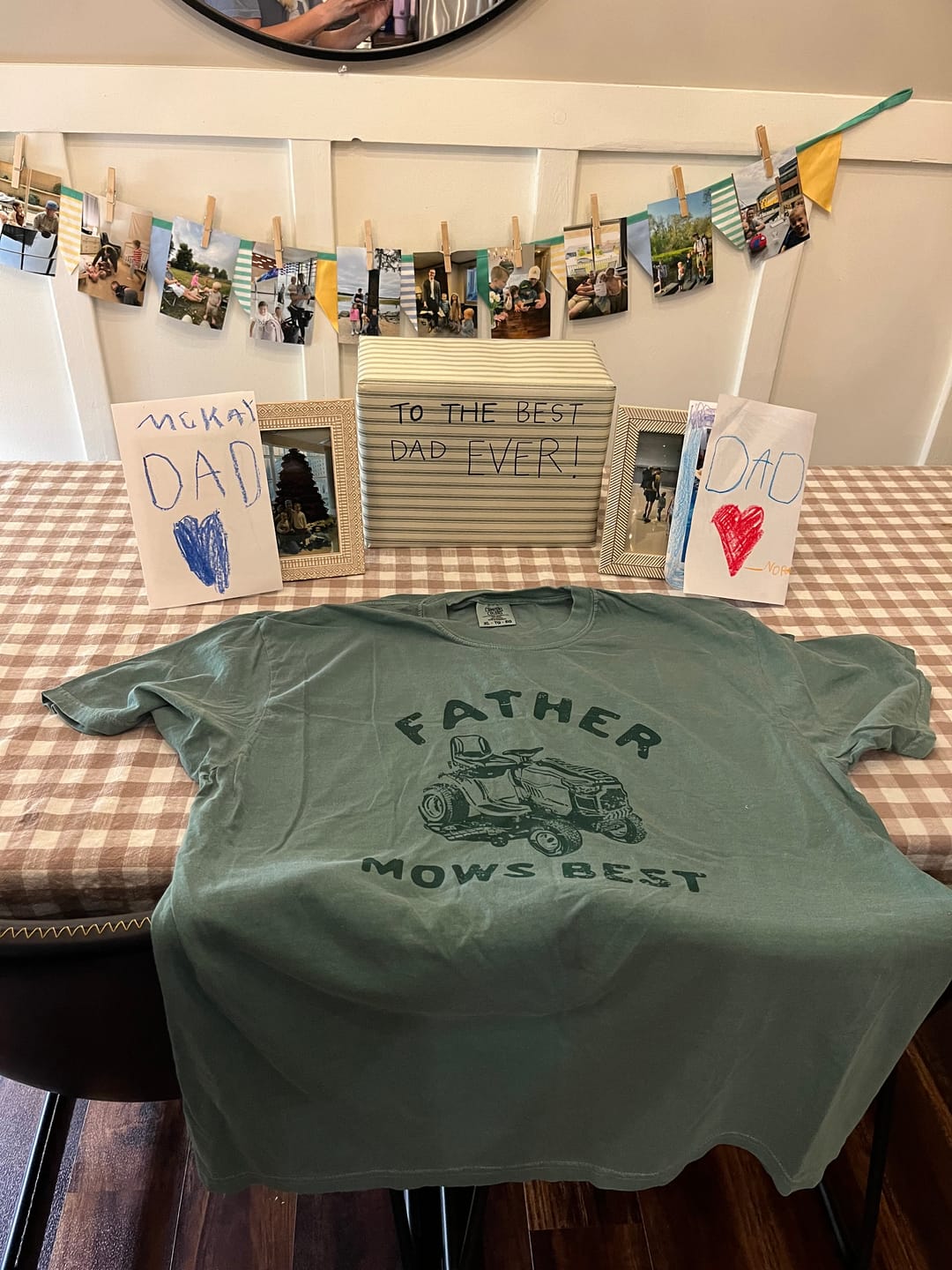 Customer photo review of Father Mows Best