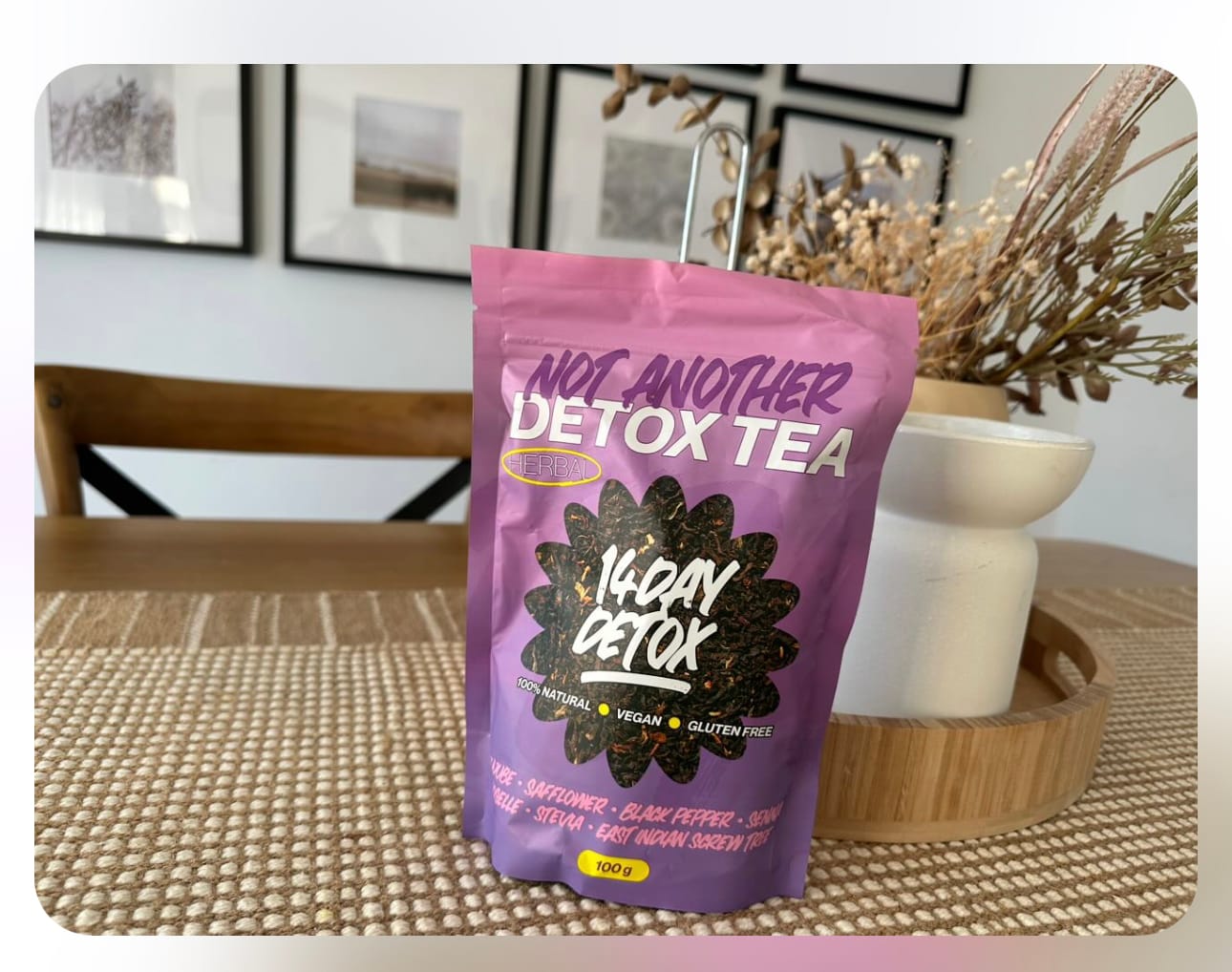 Customer photo review of 14 Day Detox Tea + FREE SHIPPING $110+
