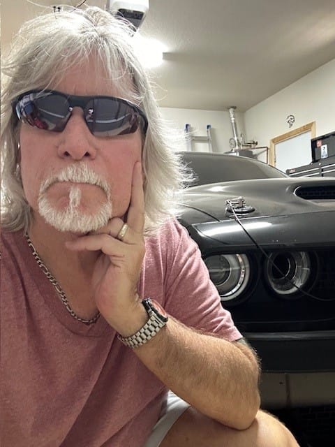 Customer photo review of Cadence Lightweight Wrap Sunglasses