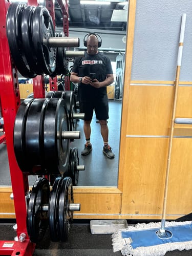 Customer photo review of Fu*k Excuses Tee Shirt