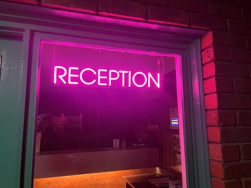 Customer photo review of Custom Neon Signs