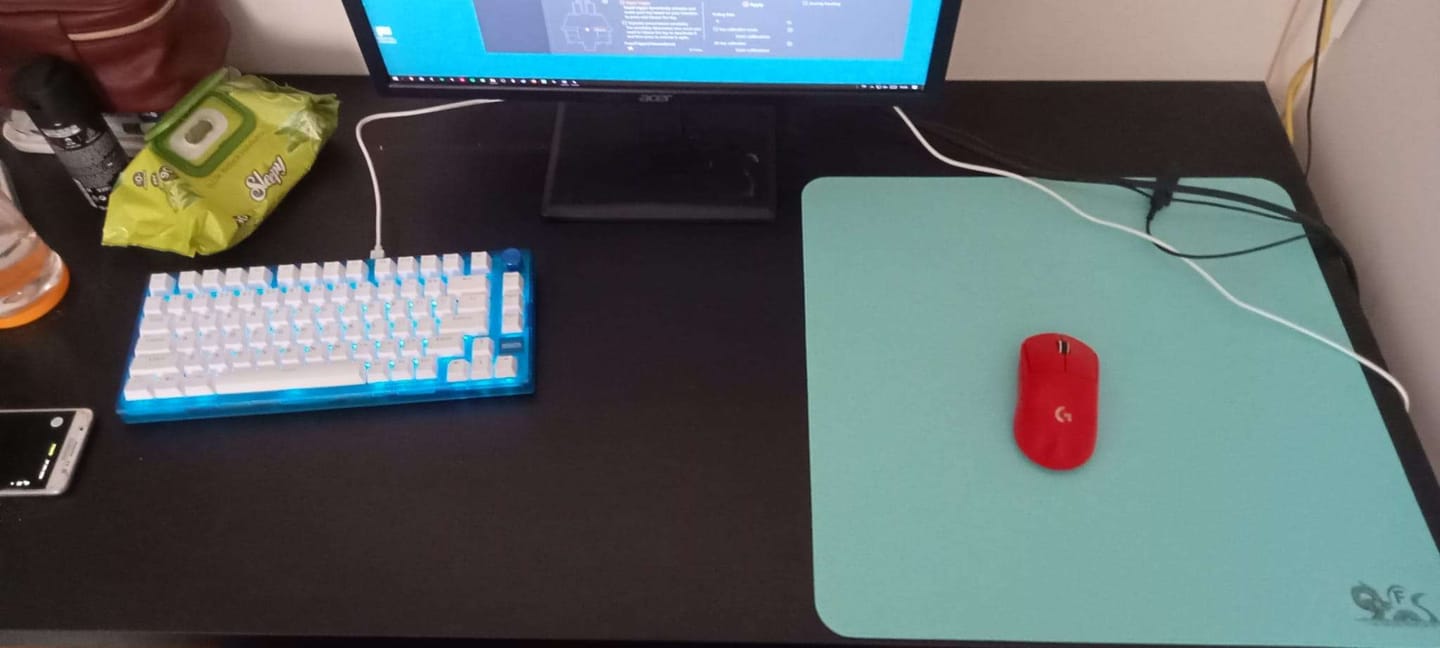 Customer photo review of FreeFall MFG V2 SV Taban Mousepad