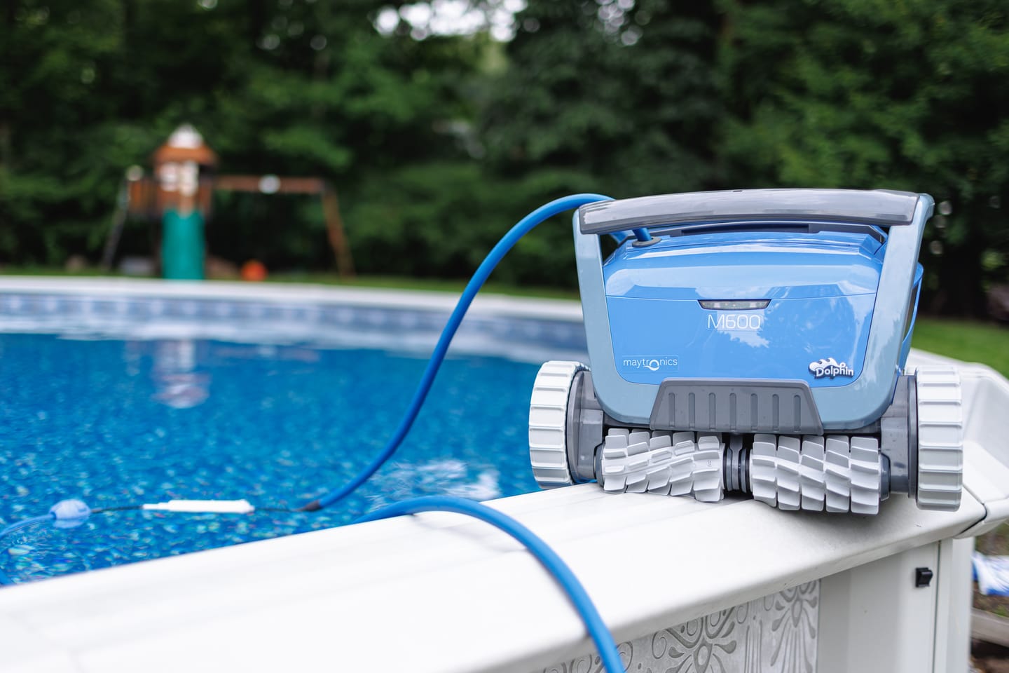 Customer photo review of Ships Next Day New Maytronics Dolphin M600 Robotic Pool Cleaner