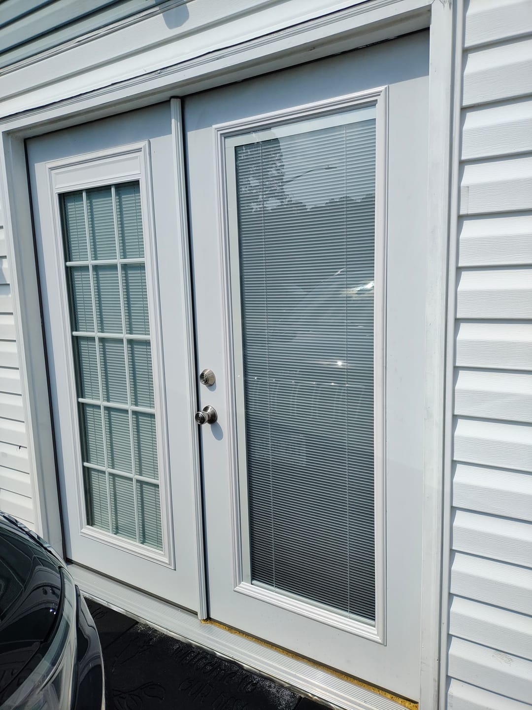 Customer photo review of Blink Enclosed Blinds - 24" x 66" Frame Kit