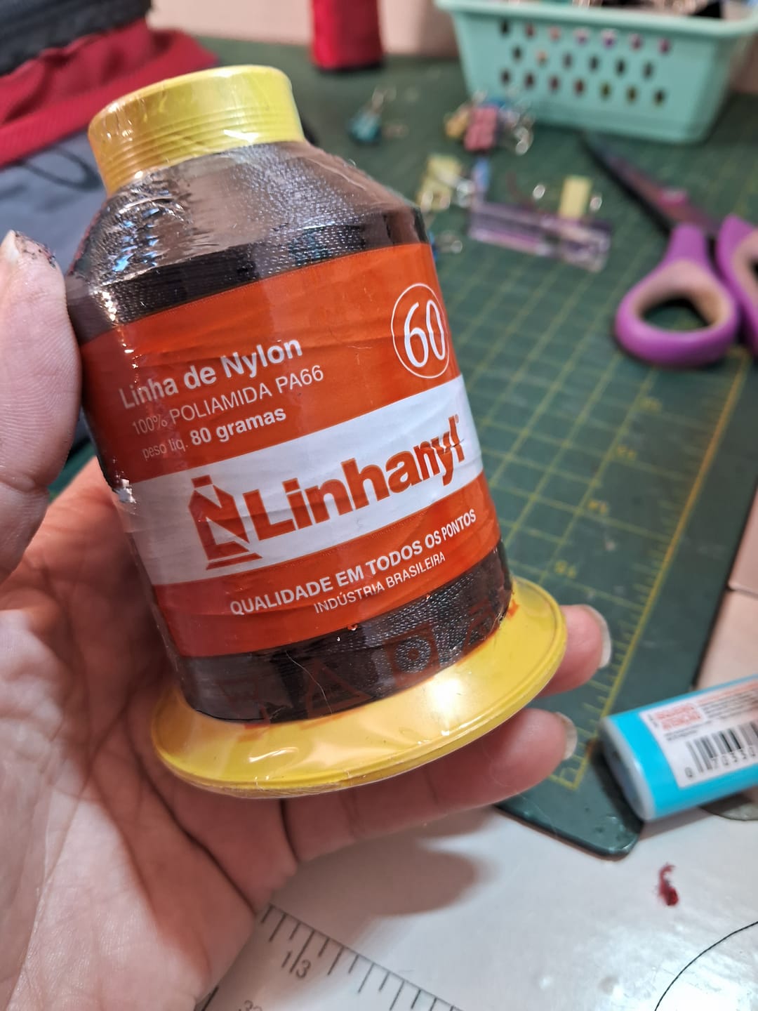 Customer photo review of LINHA 60/1500M COR PRETO 1 TUBO
