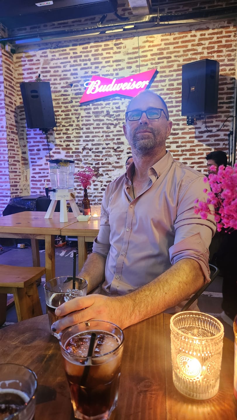 Customer photo review of Bamboo Satin Stretch Shirt - Dusk