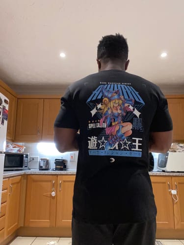 Customer photo review of Yu-Gi-Oh! 'Dark Magician Girl' Heavyweight T-Shirt