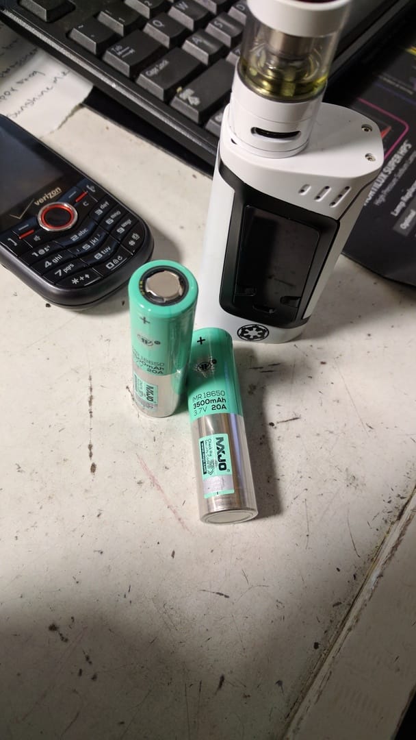 Customer photo review of MXJO 18650 3500mAh 10A Battery