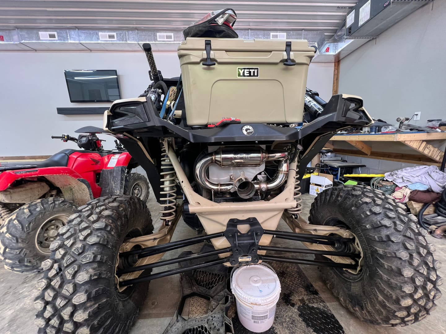 Customer photo review of RPM SxS X3 E-VALVE Slip On Exhaust Sport Muffler Can Am Maverick X3 Turbo R & RR 2017-2024