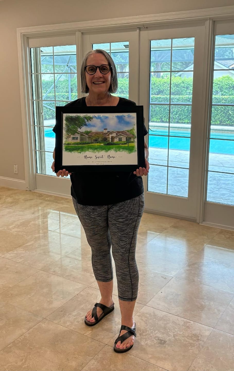 Customer photo review of Custom House Portrait