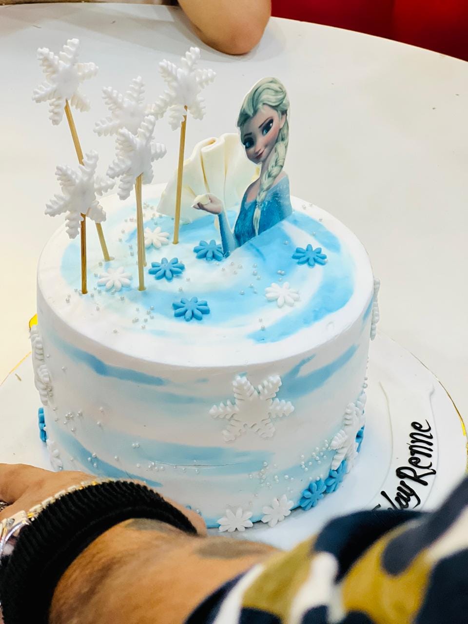Customer photo review of Frozen Magical Cake