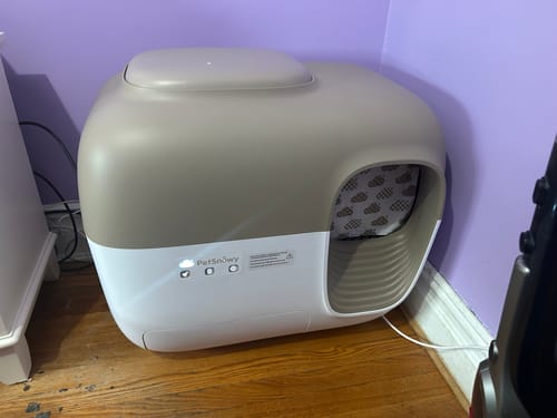 Customer photo review of Self-Cleaning Litter Box