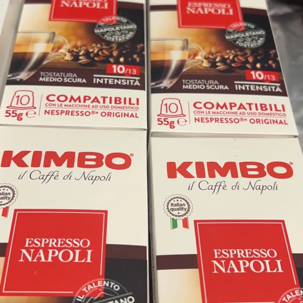 Customer photo review of Napoli - Aluminum Capsules 10 Capsule Box