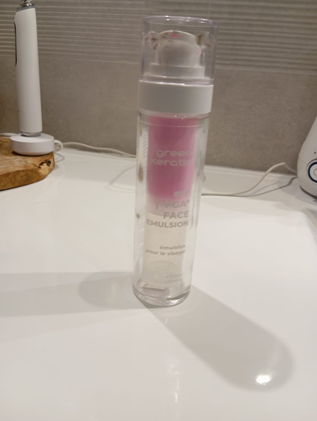 Customer photo review of Y-PGA Emulsion pour le visage, Sans Parfum
