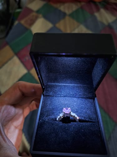 Customer photo review of 1.5ct Slovenia Engagement Ring