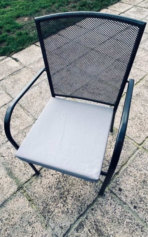 Customer photo review of Water-Resistant Rattan Furniture Chair Seat Pad