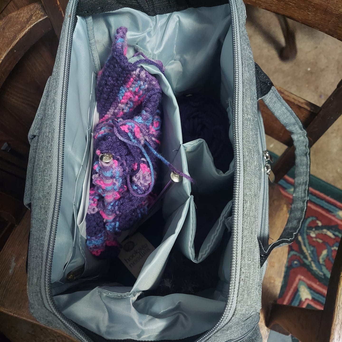 Customer photo review of Oxford Serenity Luxe Bag