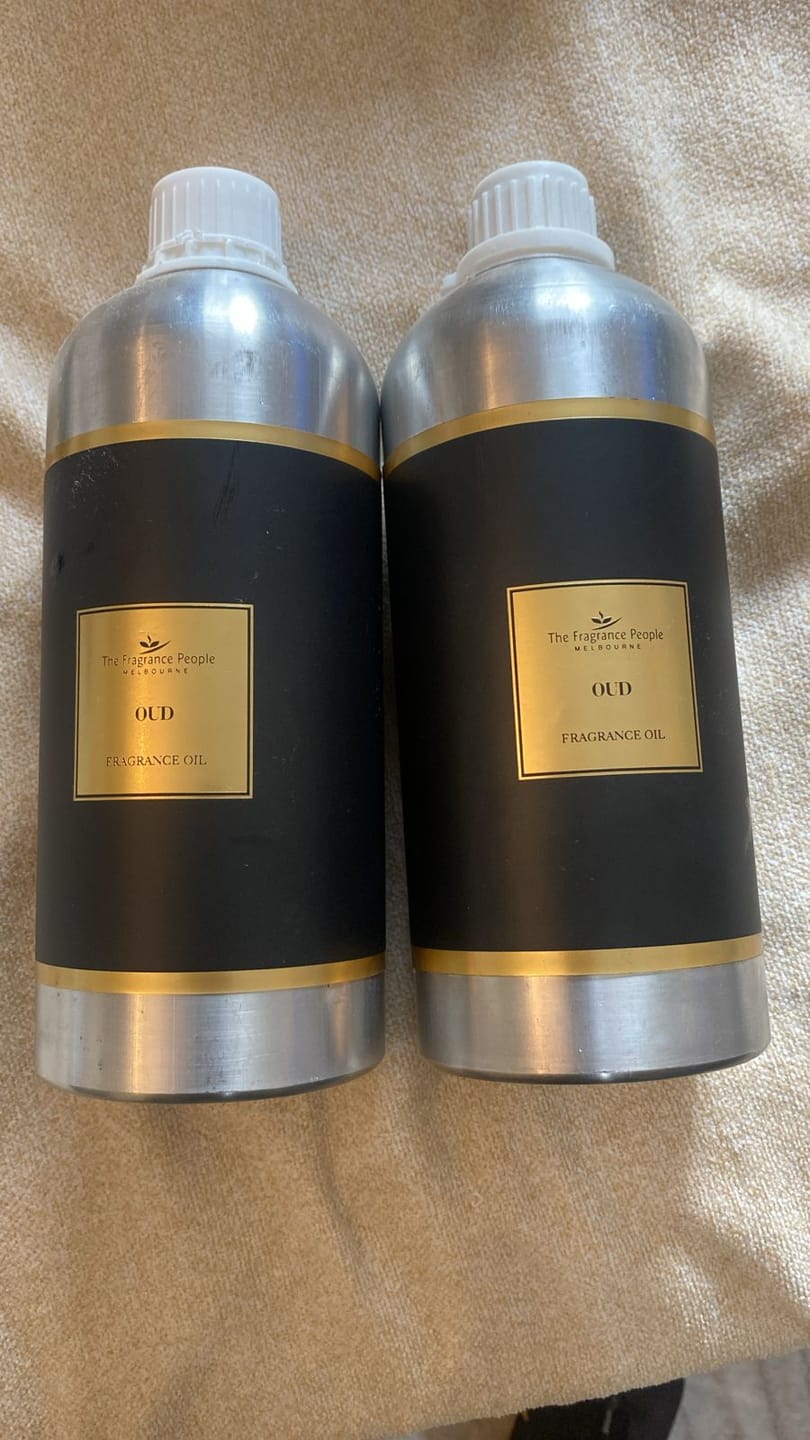 Customer photo review of Oud Fragrance Oil  (1 Litre)