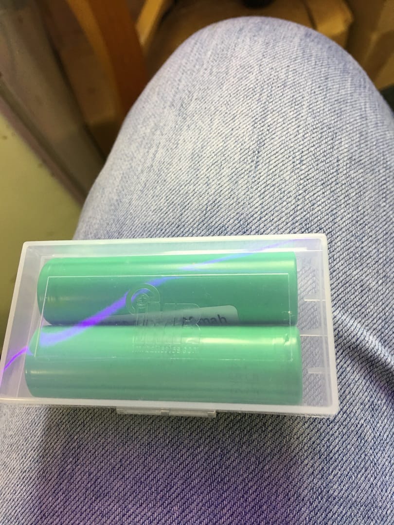 Customer photo review of Samsung 25R 18650 2500mAh 20A Battery
