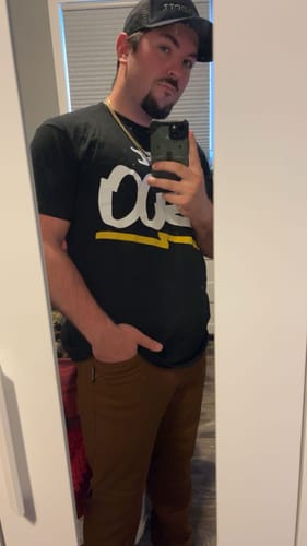 Customer photo review of RX-1 All Day Pants Whiskey