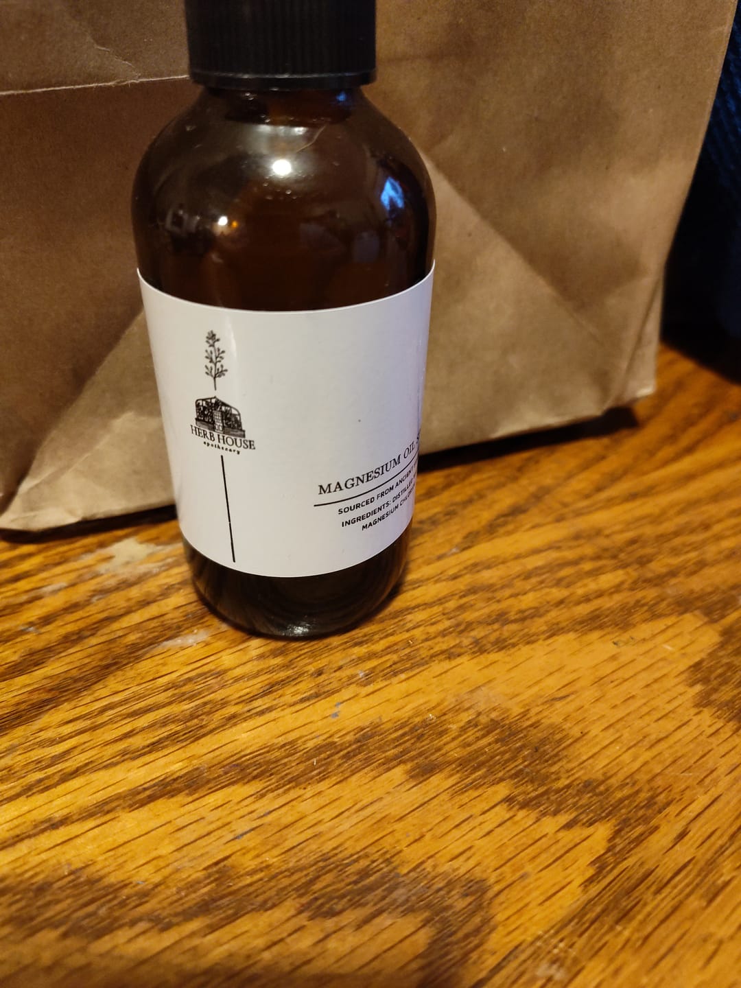 Customer photo review of Magnesium Oil Spray