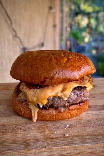 Customer photo review of Burger Day Box con bun segreti!