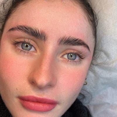 Customer photo review of The DELUXE Brow Lamination Kit™ ✨ NEW & Improved Formula ✨