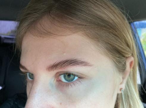 Customer photo review of The DELUXE Brow Lamination Kit™ ✨ NEW & Improved Formula ✨