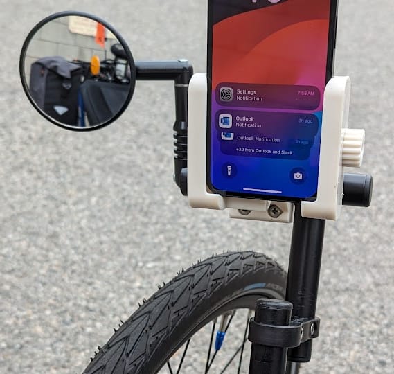 Customer photo review of Bar End Shifter Mount
