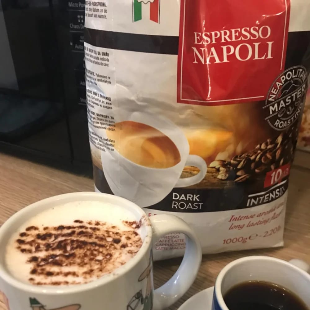 Customer photo review of Napoli - Whole Bean Coffee 2.2lb Bag