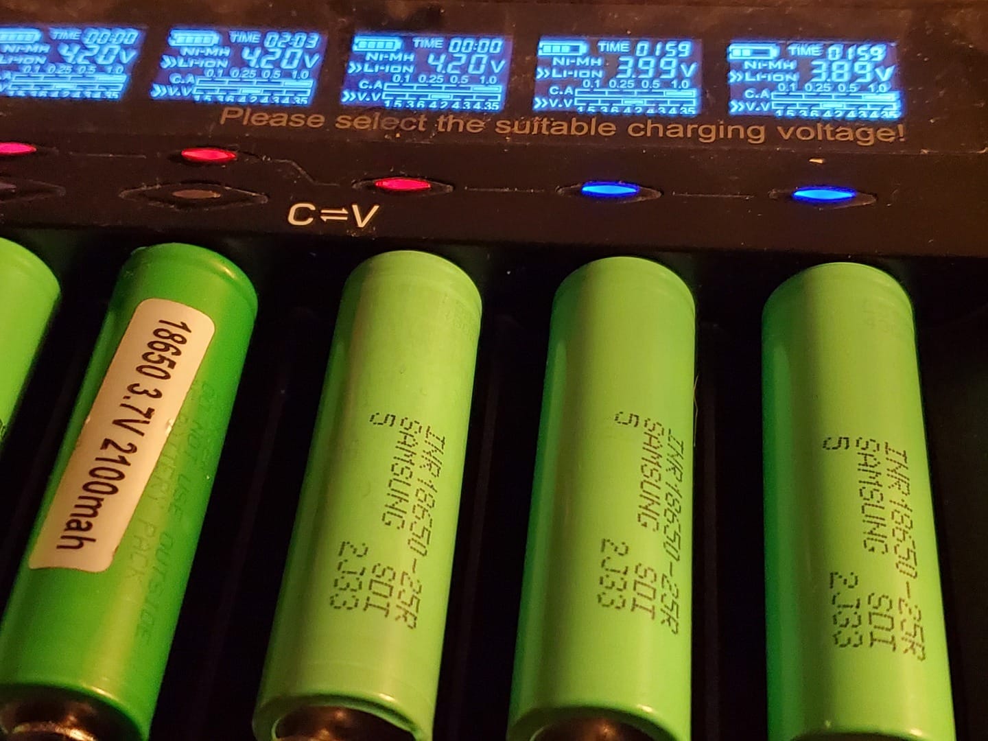 Customer photo review of Samsung 25R 18650 2500mAh 20A Battery