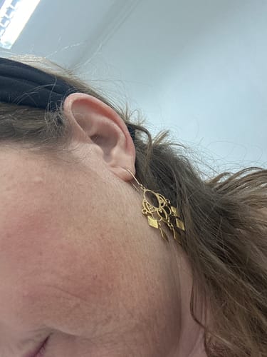 Customer photo review of עגילי יסמין