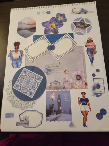 Customer photo review of Mind Wave Lyric Series Clear Washi Tape - Flower Bouquet