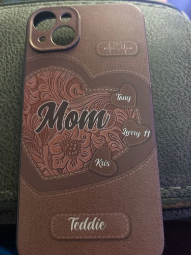 Customer photo review of Grandma's Little Sweethearts - Personalized Phone case