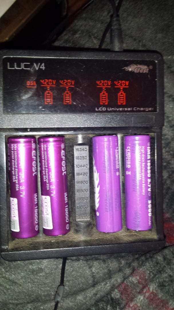 Customer photo review of Efest 18650 3000mAh Battery
