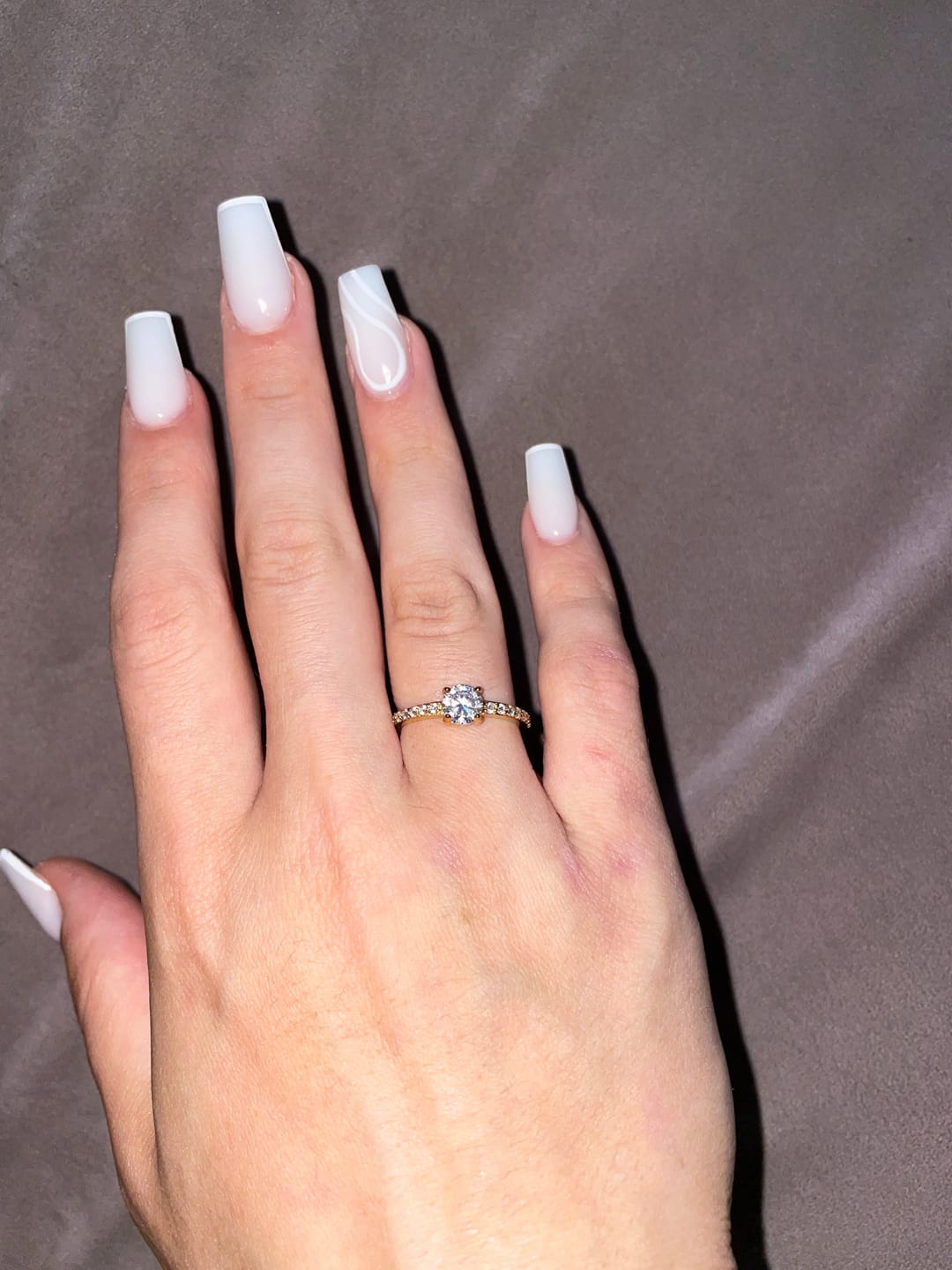 Customer photo review of Graceful Ring | 18K vergoldet